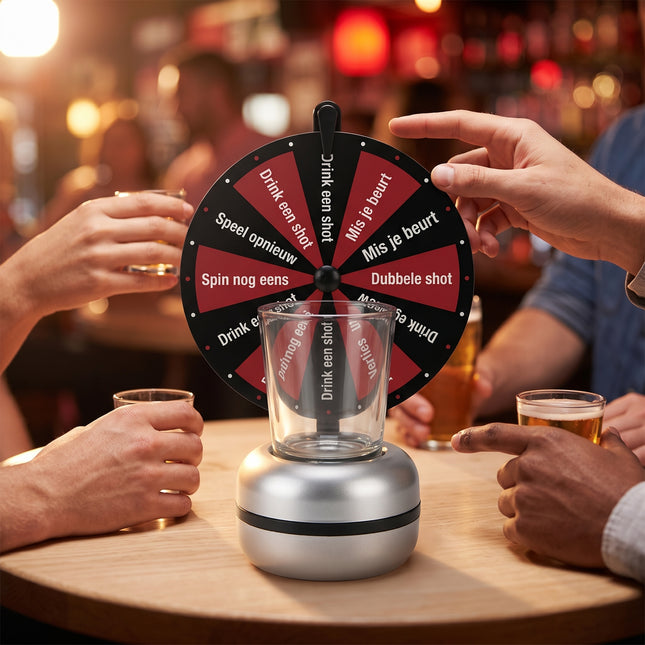 Cheqo® Drankspel Wheel of Shots - Hero