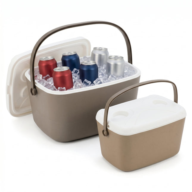 Cheqo® Koelbox Set Taupe 30+15L - Hero