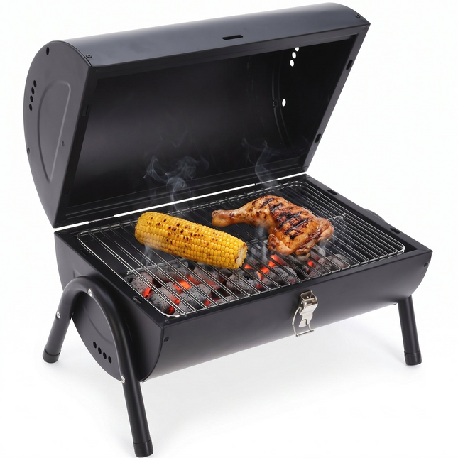 Cheqo® Houtskoolbarbecue Tafelmodel - Hero