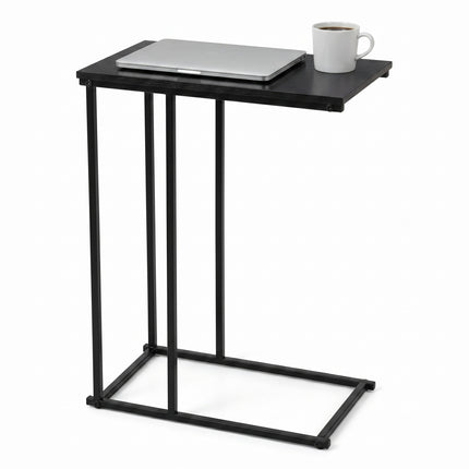 Cheqo® Bijzettafel C-vorm Zwart - Hero