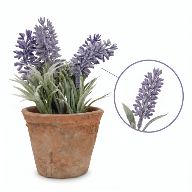 Cheqo Kunstplant Lavendel in Pot - Hero