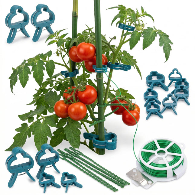 Cheqo Plantenclips met Binddraad Set van 61 - Hero