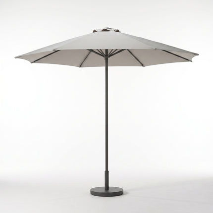 Cheqo® Tuinparasol Grijs Stokparasol Terrasparasol Balkon - Hero