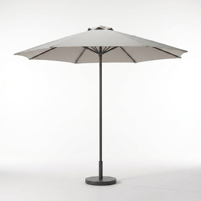 Cheqo® Tuinparasol Grijs Stokparasol Terrasparasol Balkon - Hero