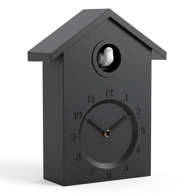 infographic-1: Cuckoo wall clock black 1