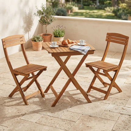 Cheqo® Bistroset 3-delig Inklapbaar - Hero