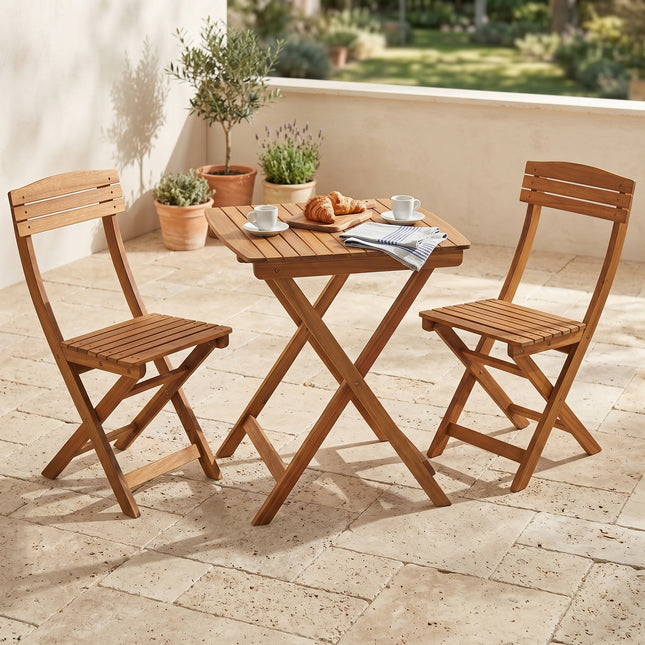 Cheqo® Bistroset 3-delig Inklapbaar - Hero