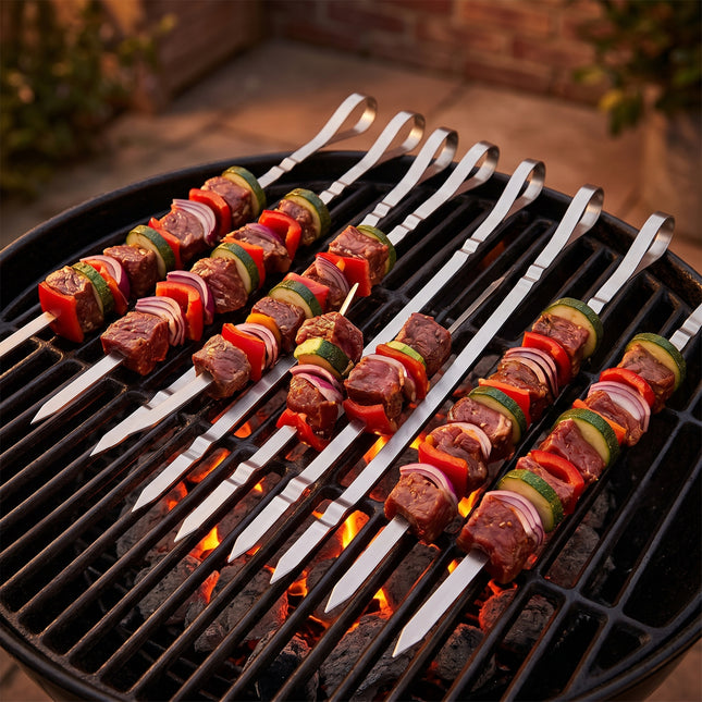 Cheqo® BBQ Spiezen Set van 8 - Hero
