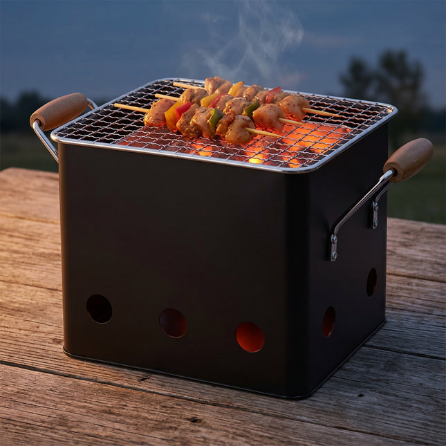 Cheqo BBQ Kubus Mini-Barbecue Tafelbarbecue - Hero
