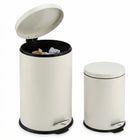 Cheqo® Pedaalemmer Set van 2 - Crème - Hero
