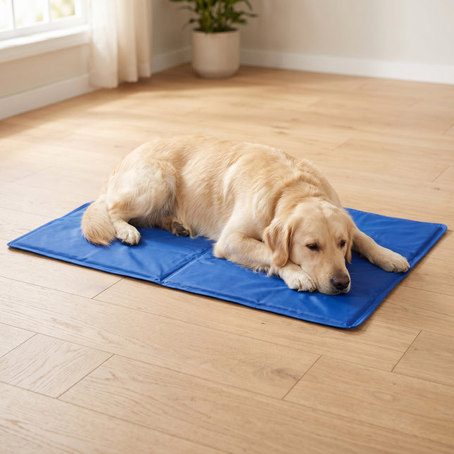 Cheqo® Koelmat voor Honden - Verkoelende Mat - Gelmat - Cooling Mat Hond - Niet-giftige Gel - Hero