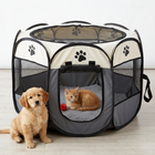 Cheqo® Puppyren Opvouwbaar - Hondenren - Konijnenren - Draagtas (ca. 75 x ca. 75 x ca. 45 cm) - Hero