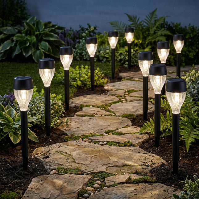 Cheqo® Solar Tuinlampen Set van 10 - Hero