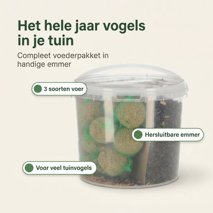 Cheqo Vogelvoer in Emmer 3kg - Benefit Map