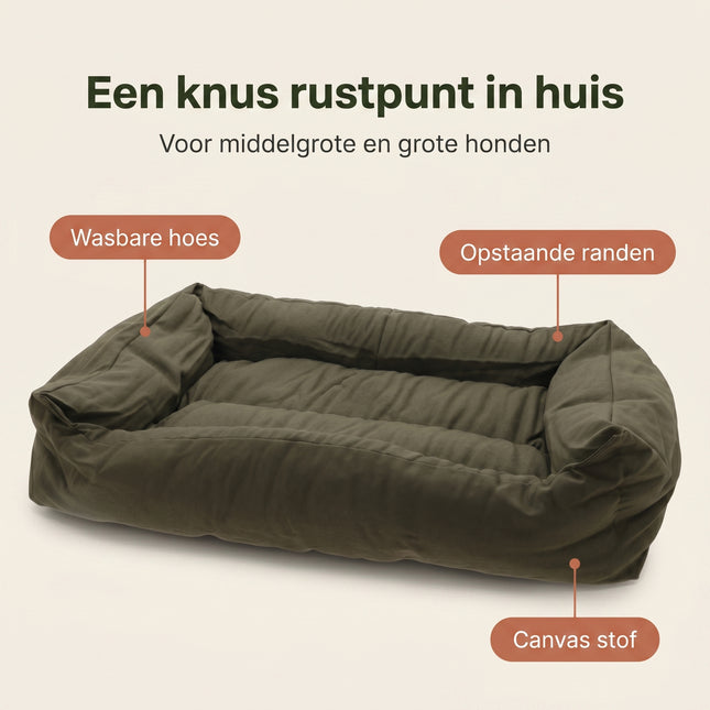 Cheqo Hondenmand Rechthoekig - Benefit Map