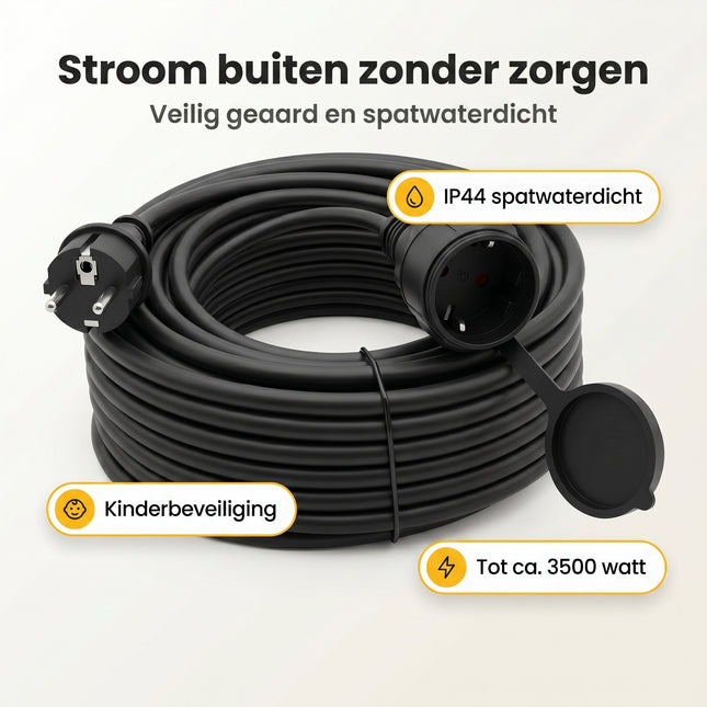 Cheqo Verlengsnoer Outdoor IP44 - Benefit Map