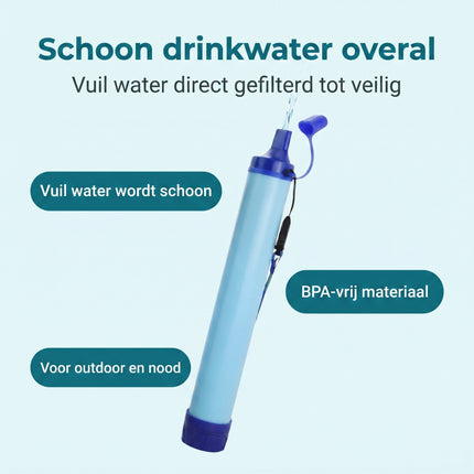 Cheqo Waterfilter Survival Outdoor - Benefit Map