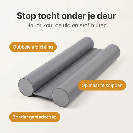 Cheqo Tochtstrip Onderdeurafdichting Grijs - Benefit Map