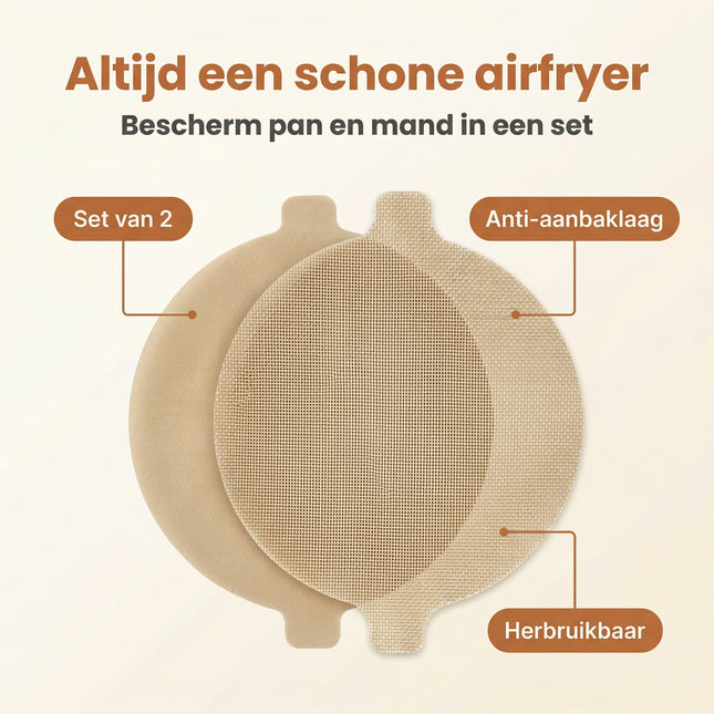 Cheqo® Bakfolie Airfryer Set - Benefit Map