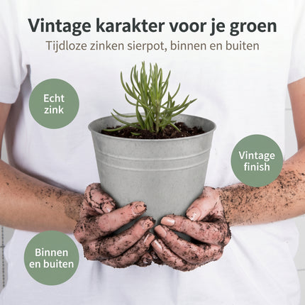 Cheqo Zinken Bloempot - Benefit Map