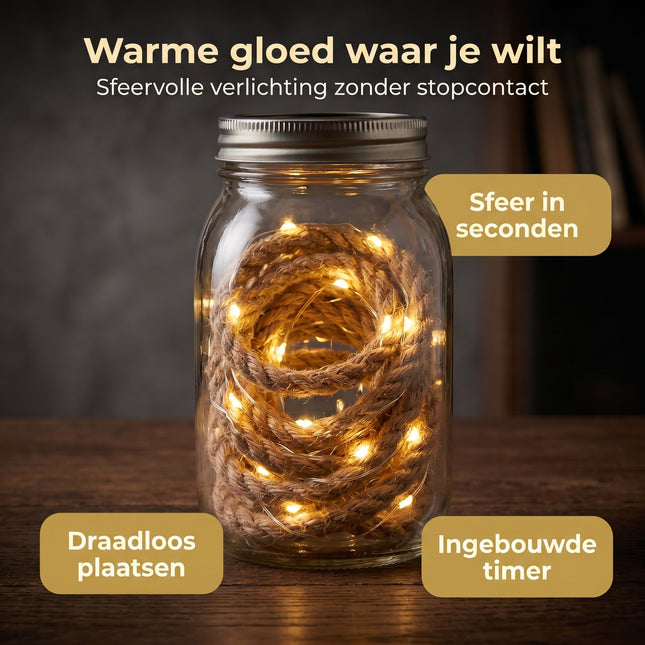 infographic-2: Jute touw met ledverlichting 1 50 meter