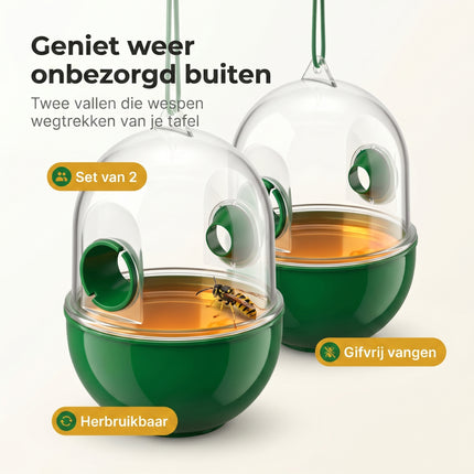 Cheqo® Wespenvanger Set van 2 - Benefit Map