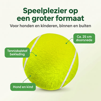 Cheqo XXL Tennisbal - Benefit Map