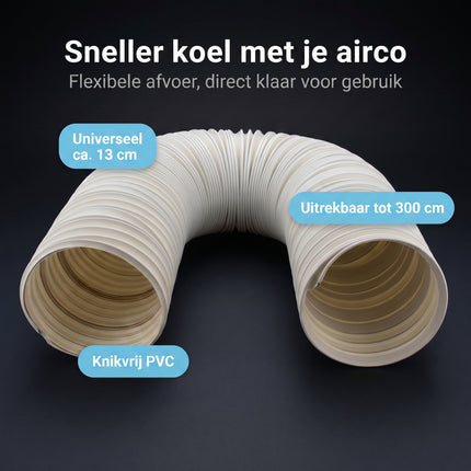 Cheqo® Luchtafvoerslang Airco - Benefit Map