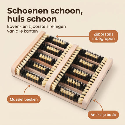 Cheqo® Voetenveger met borstels - Benefit Map
