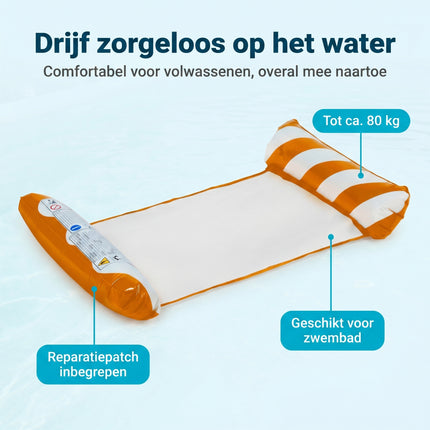 Cheqo Waterhangmat Opblaasbaar - Benefit Map