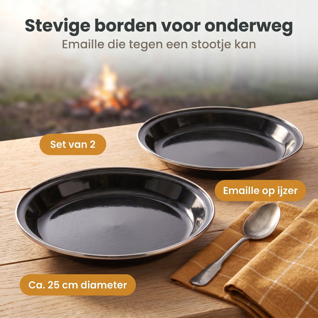 Cheqo Campingborden Set van 2 - Benefit Map