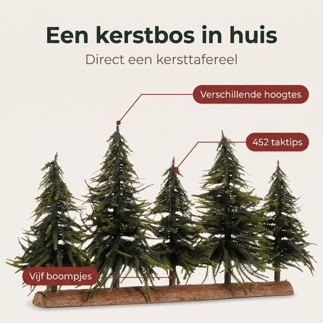 infographic-2: X mas tree green tips 452 h40xd22cm