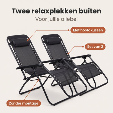 infographic-2: Verstelbare tuinstoel 2 stuks