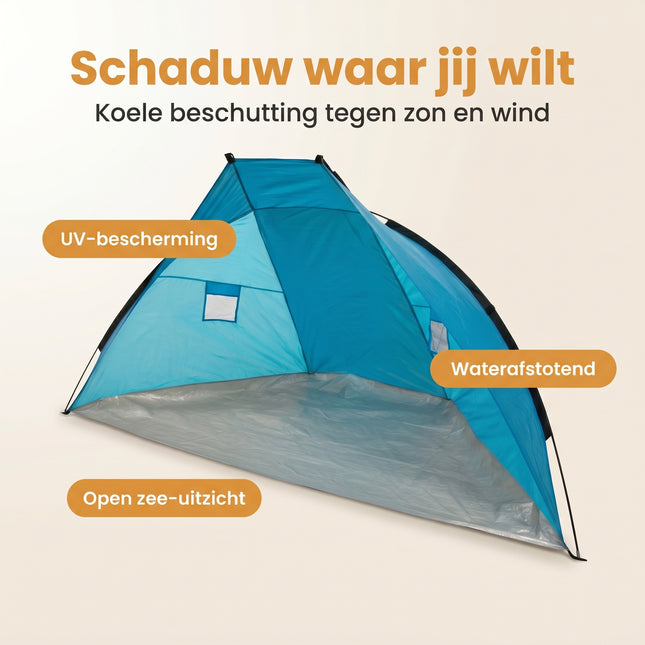 Cheqo® Strandtent - Beachshelter - Benefit Map
