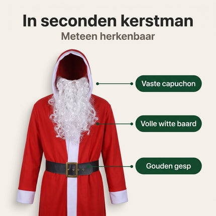 infographic-2: Kerstmanpak luxe uitvoering one size