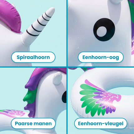Cheqo Zwemring Eenhoorn - Detail Split