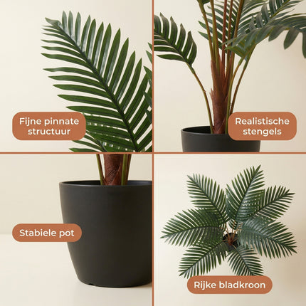Cheqo® Kunstplant Palm - Detail Split