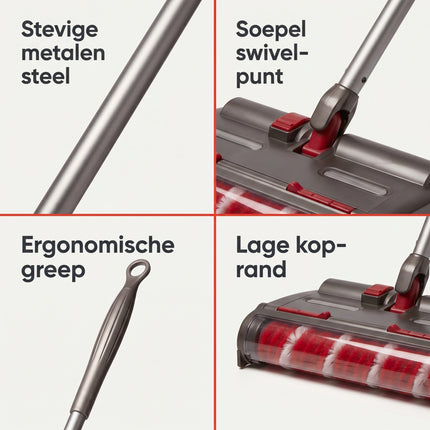 Cheqo Elektrische Veger - Draadloze Vloerveger - Detail Split