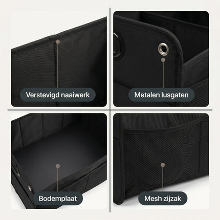 Cheqo Kofferbak Organizer Opvouwbaar - Detail Split