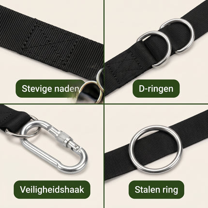 Cheqo Ophangset Hangmat - Detail Split