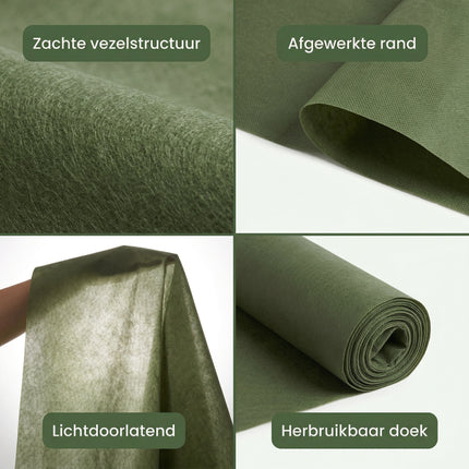 Cheqo Planten Beschermdeken Vliesdoek 2x5m - Detail Split