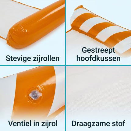 Cheqo Waterhangmat Opblaasbaar - Detail Split