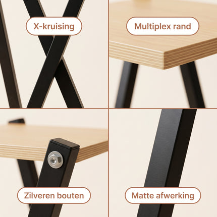 Cheqo Plantenstandaard 77 cm - Detail Split