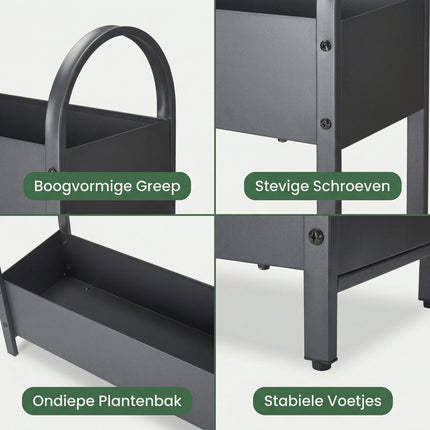 Cheqo® Plantenrek 2 Lagen - Detail Split