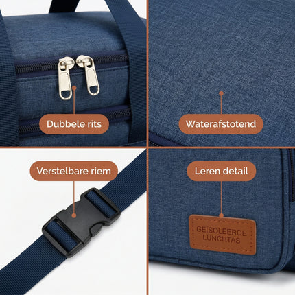 Cheqo® Koeltas - Lunchtas - Detail Split