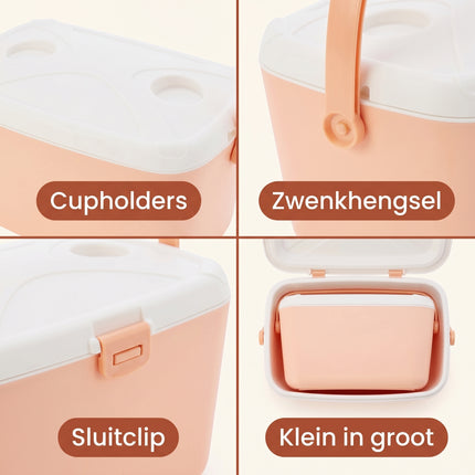 Cheqo Koelboxen Set Roze 30L+15L - Detail Split