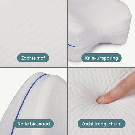 Cheqo® Kniekussen - Detail Split