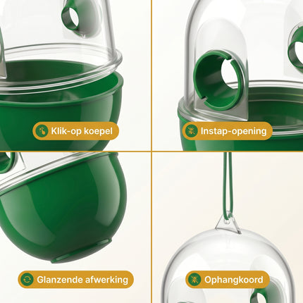 Cheqo® Wespenvanger Set van 2 - Detail Split