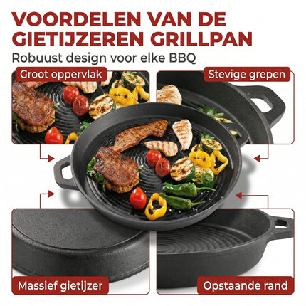 Cheqo BBQ Grillpan - Detail Split