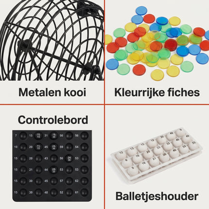 Cheqo® Bingo Molen Compleet - Detail Split